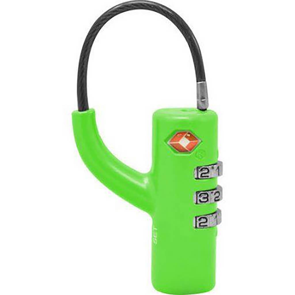 3 Digit Barrel Combination Lock Isa Approved  Green