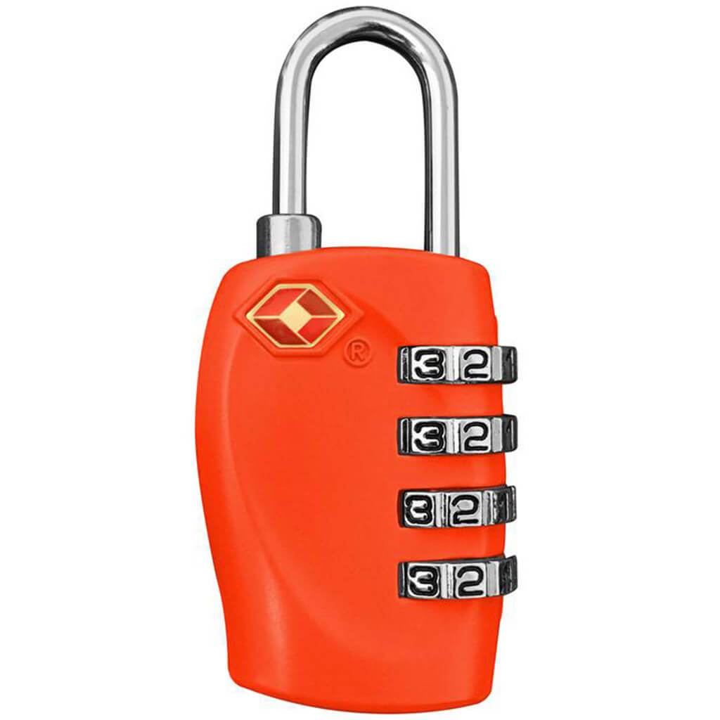 GoGreen 4 Digit Combo Lock Red