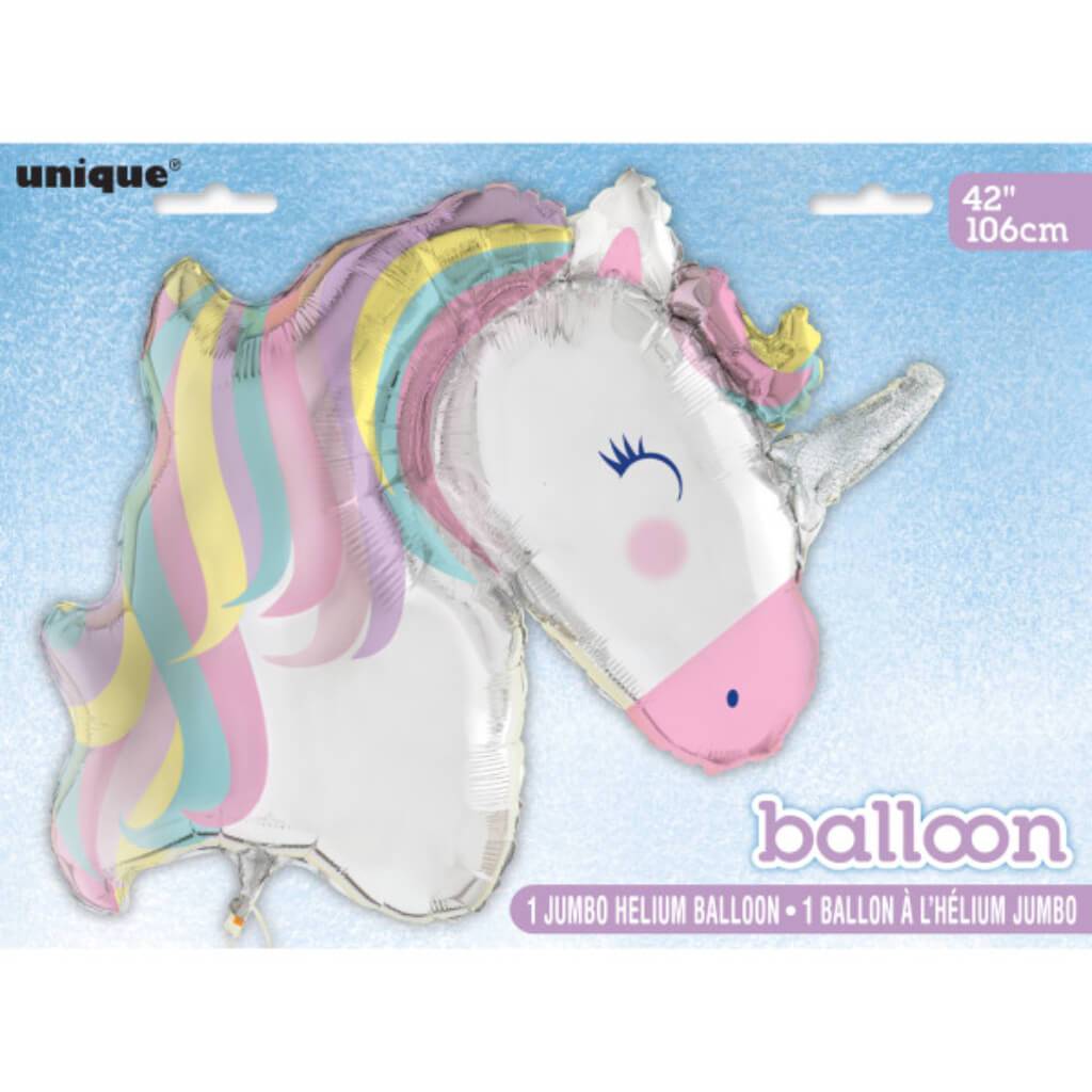 Unicorn Giant Foil Balloon 42in