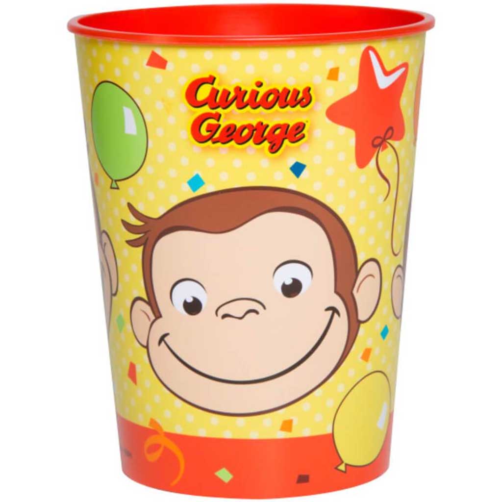 Curious George Plastic Stadium Cup 16oz