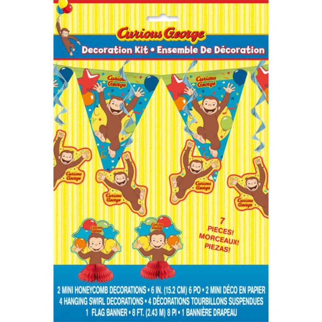 Curious George Decorating Kit 7pc