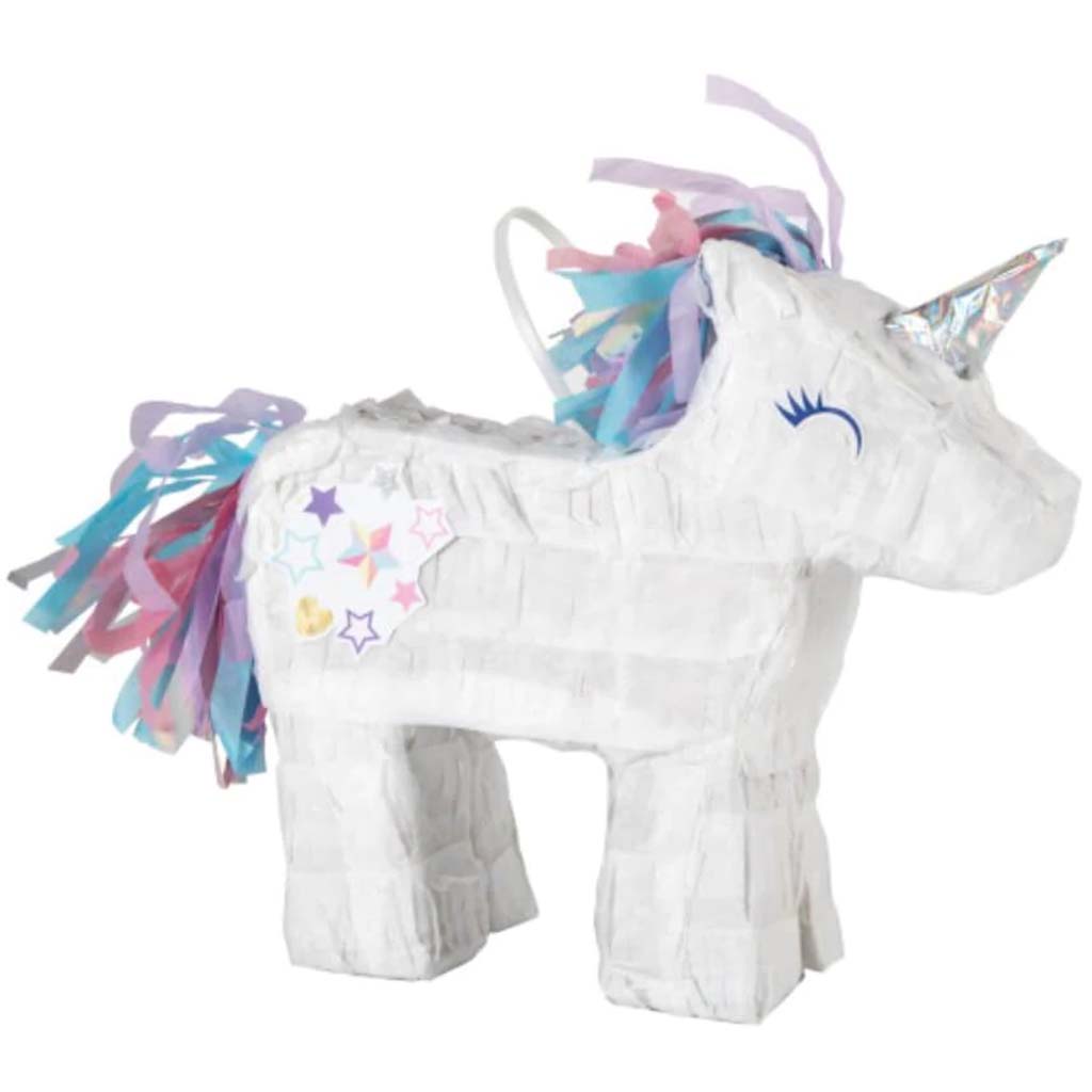 Mini Unicorn Pinata Favor Decoration 7in x 6.5in