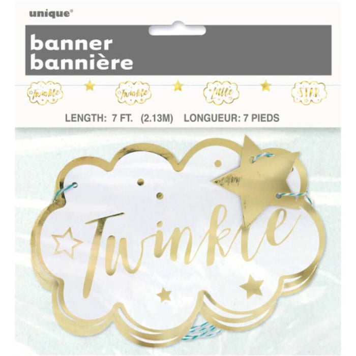 Twinkle Twinkle Little Star Paper Garland 7ft