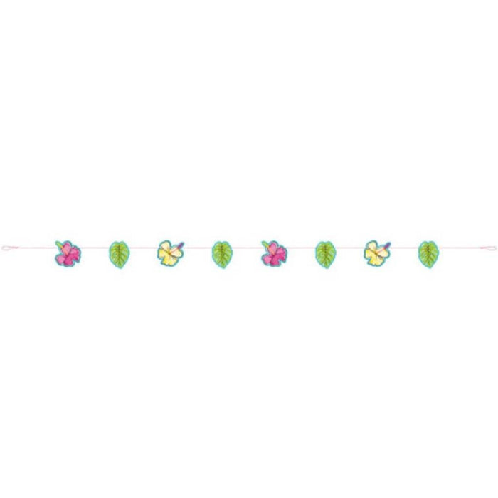 Summer Pineapple & Flamingo Cut Out Banner