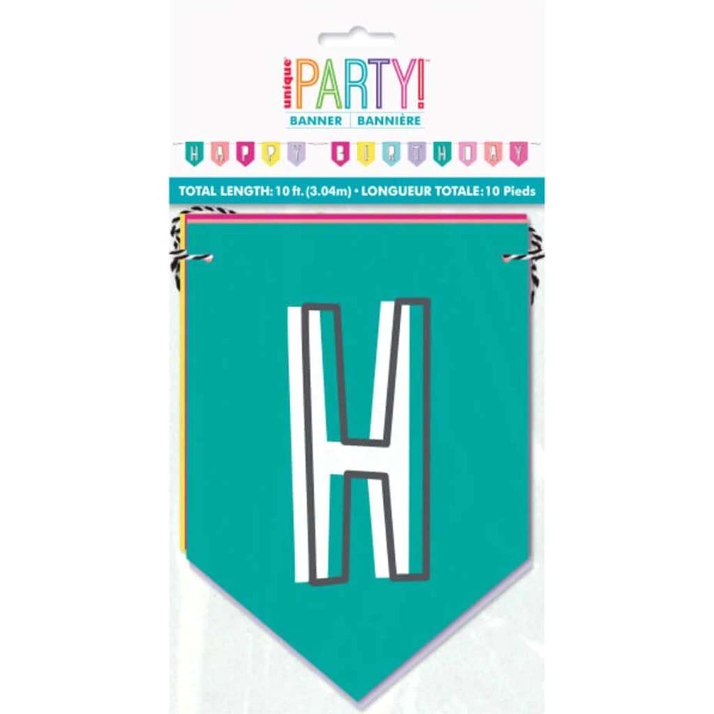 Favorite Things Birthday Pennant Banner 10ft 2ct