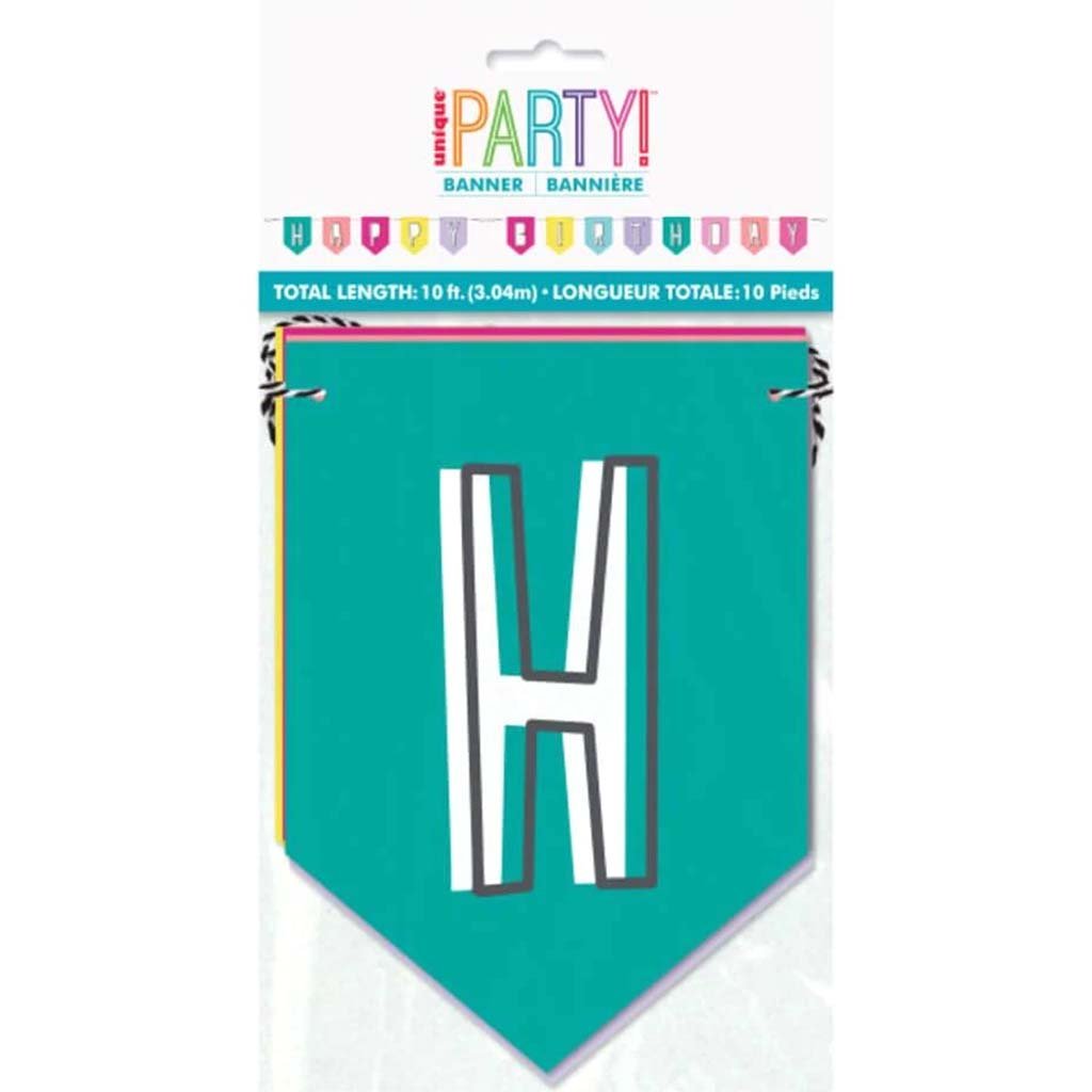 Favorite Things Birthday Pennant Banner 10ft 2ct