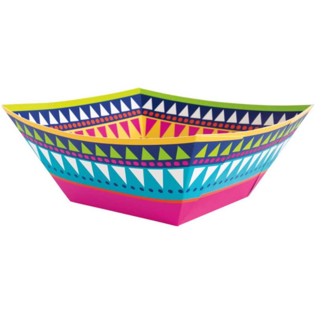 Boho Fiesta Paper Square Bowl