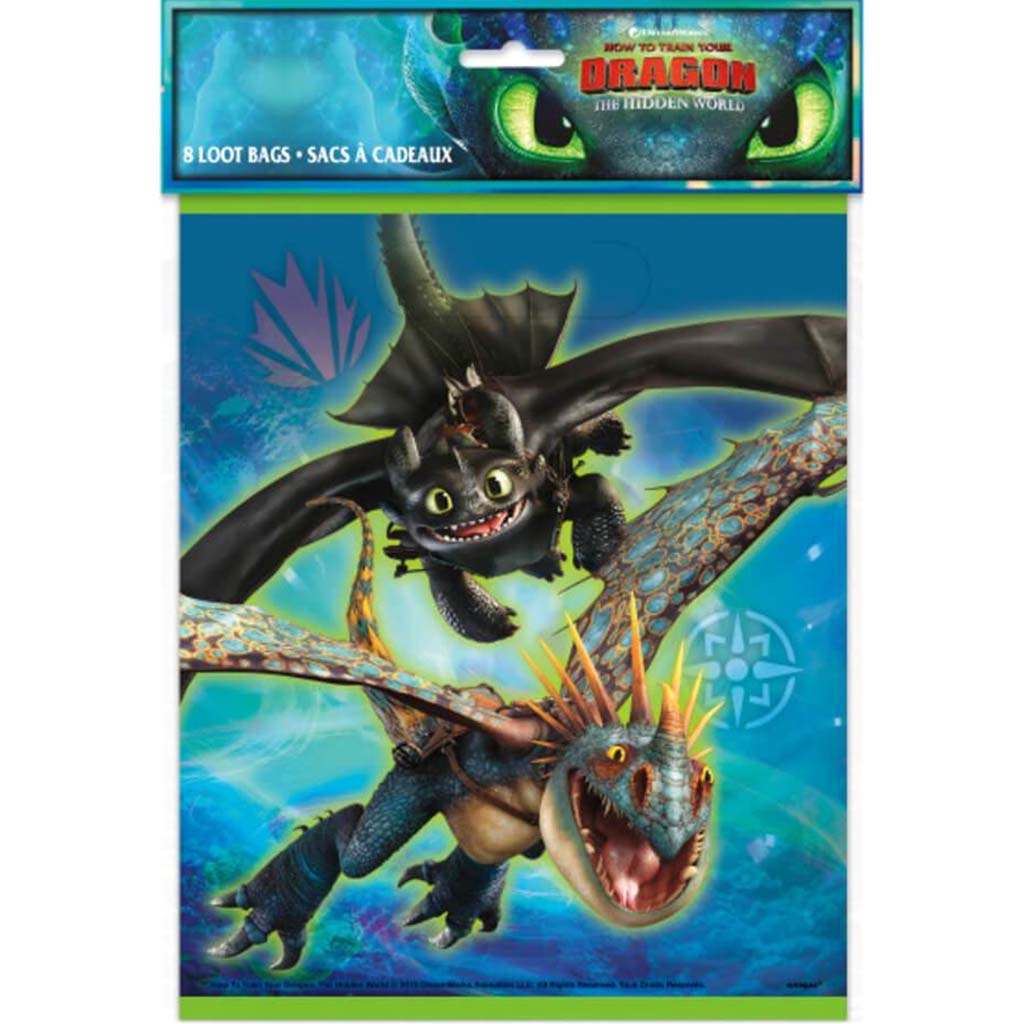 How to Train Your Dragon 3 Loot Bags 8ct