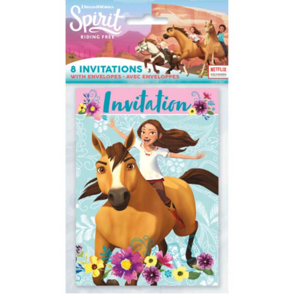 Spirit Riding Free Invitations 8ct