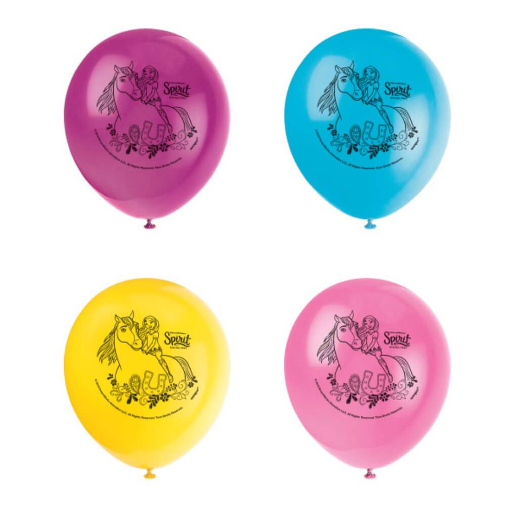 Spirit Riding Free Latex Balloons 12in 8ct