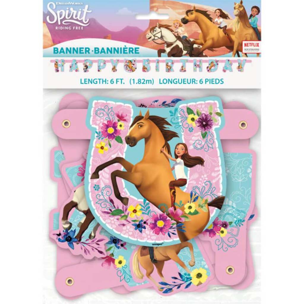 Spirit Riding Free Large Jointed Banner