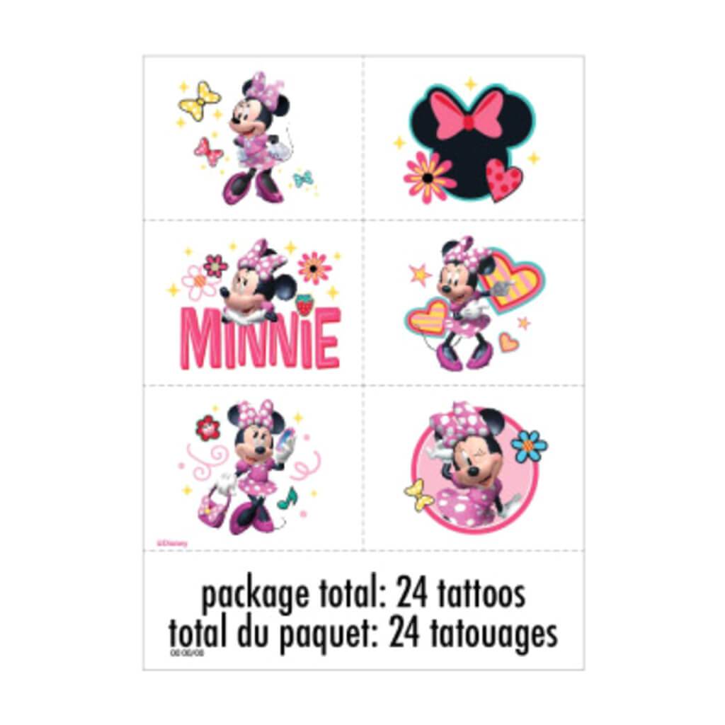 Disney Iconic Minnie Mouse Tattoos 24ct