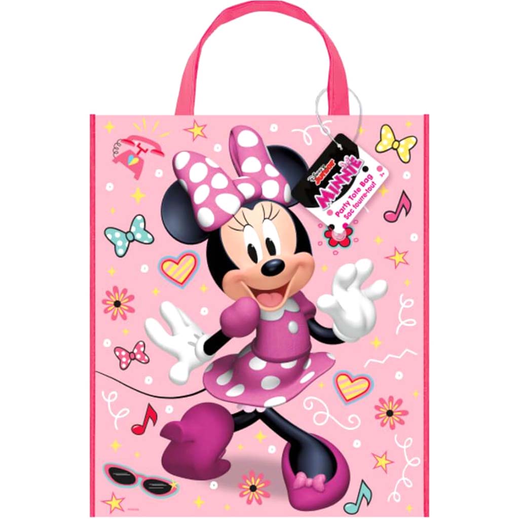 Disney Iconic Minnie Mouse Tote Bag 13in x 11in