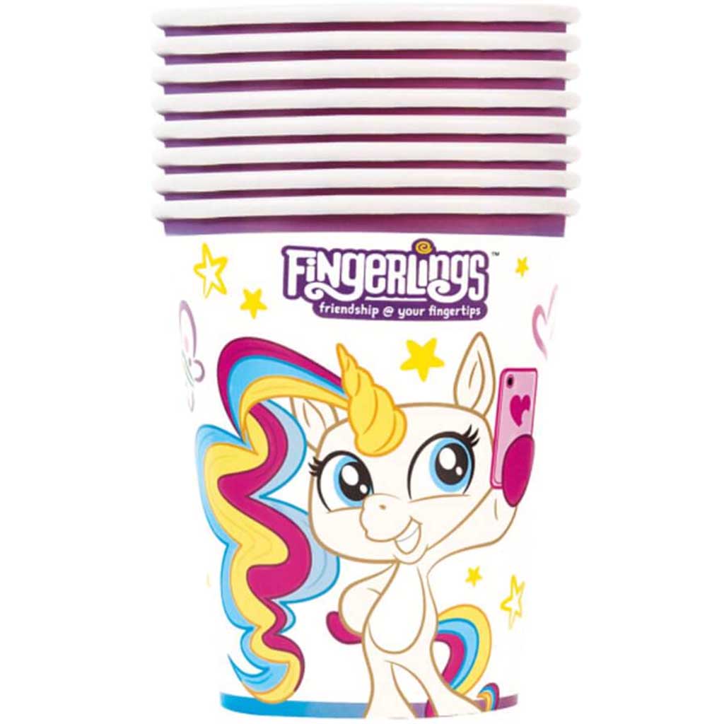 Fingerlings Paper Cups 9oz 8ct