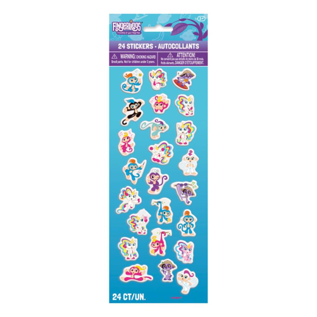 Fingerlings Puffy Sticker Sheet 1ct