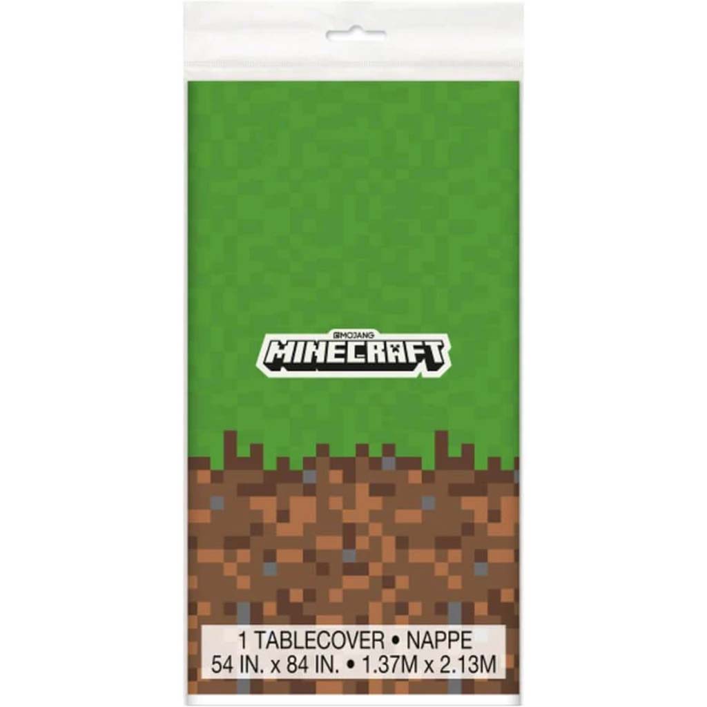 Minecraft Plastic Tablecover, 54in x 84in