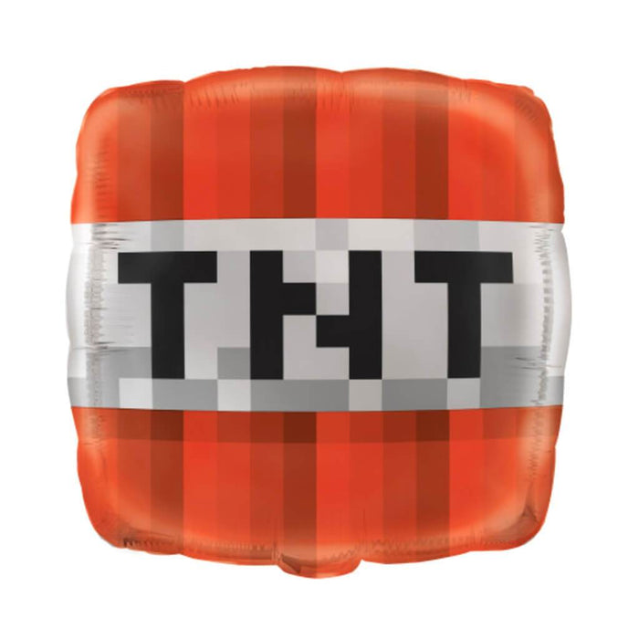 Minecraft Square Foil Balloon 17.5in