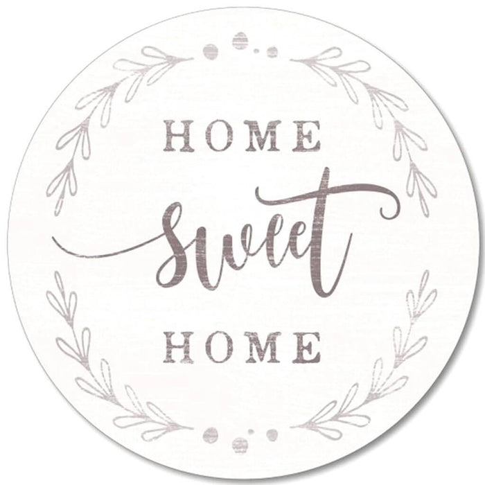 Home Sweet Home Round Sign, 15in