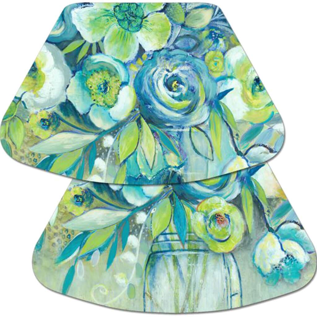 Placemat Summer Blooms Wedge