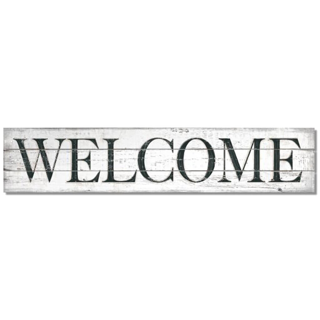 Welcome Pallet Sign 36in X 7.5in