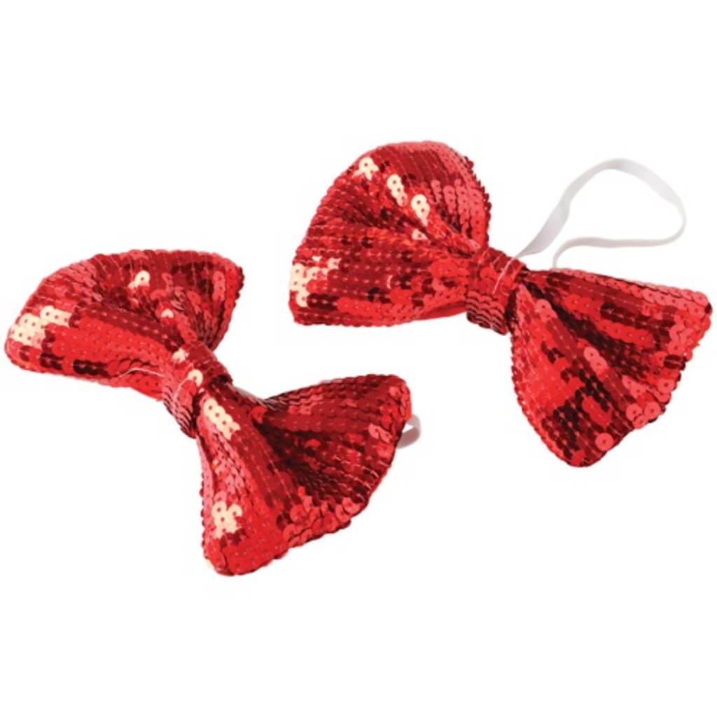 Red Sequin Bowtie 