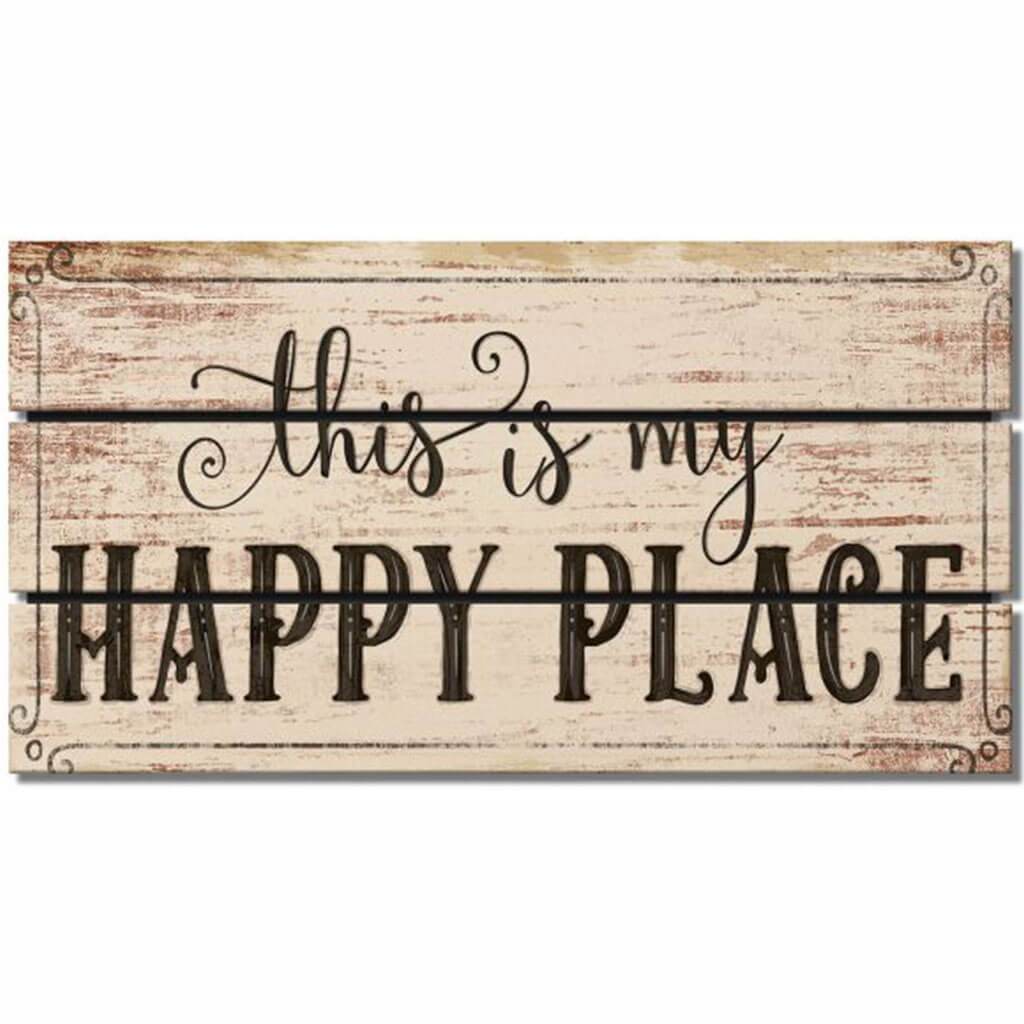 Happy Place Pallet Magnet