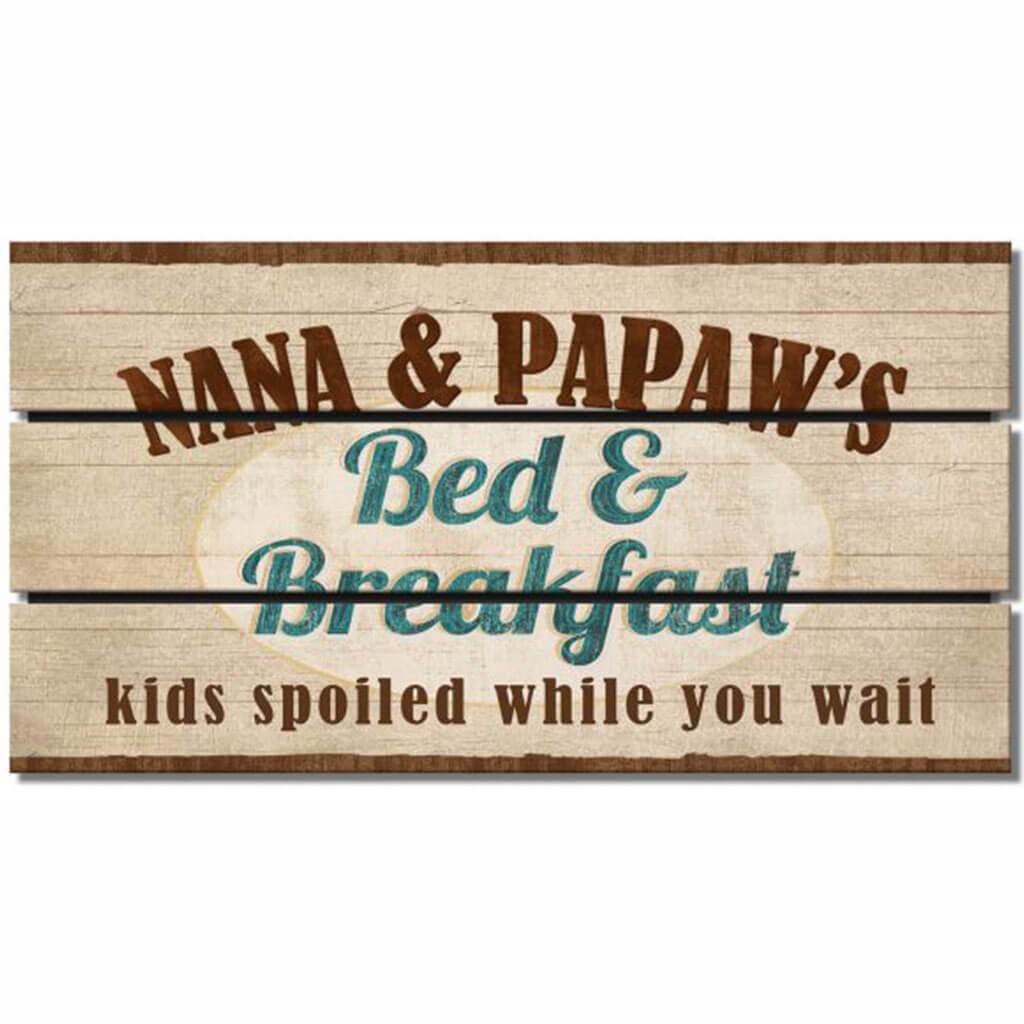 Nana &amp; Papaw's Bb Pallet Magnet
