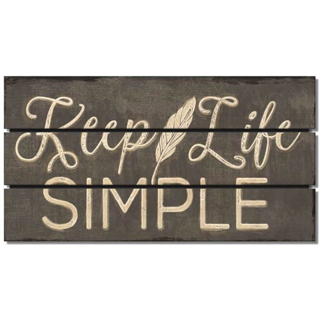 Keep Life Simple Pallet Magnet