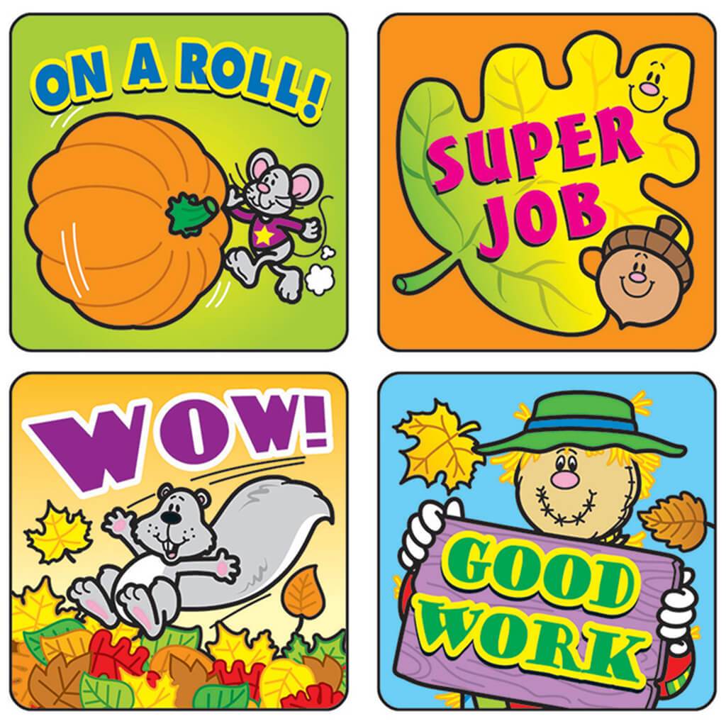 Fall Fun Motivational Stickers