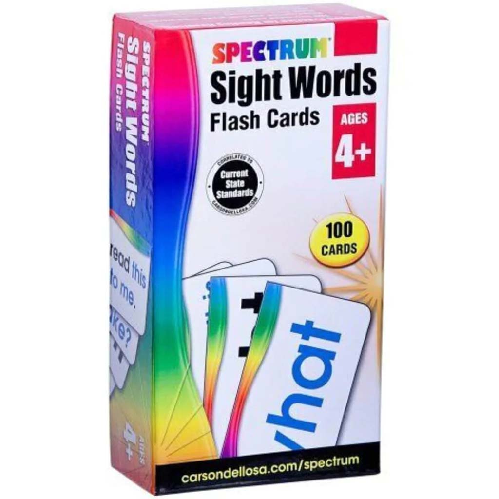 Sight Words Flash Cards Grade Preschool-1