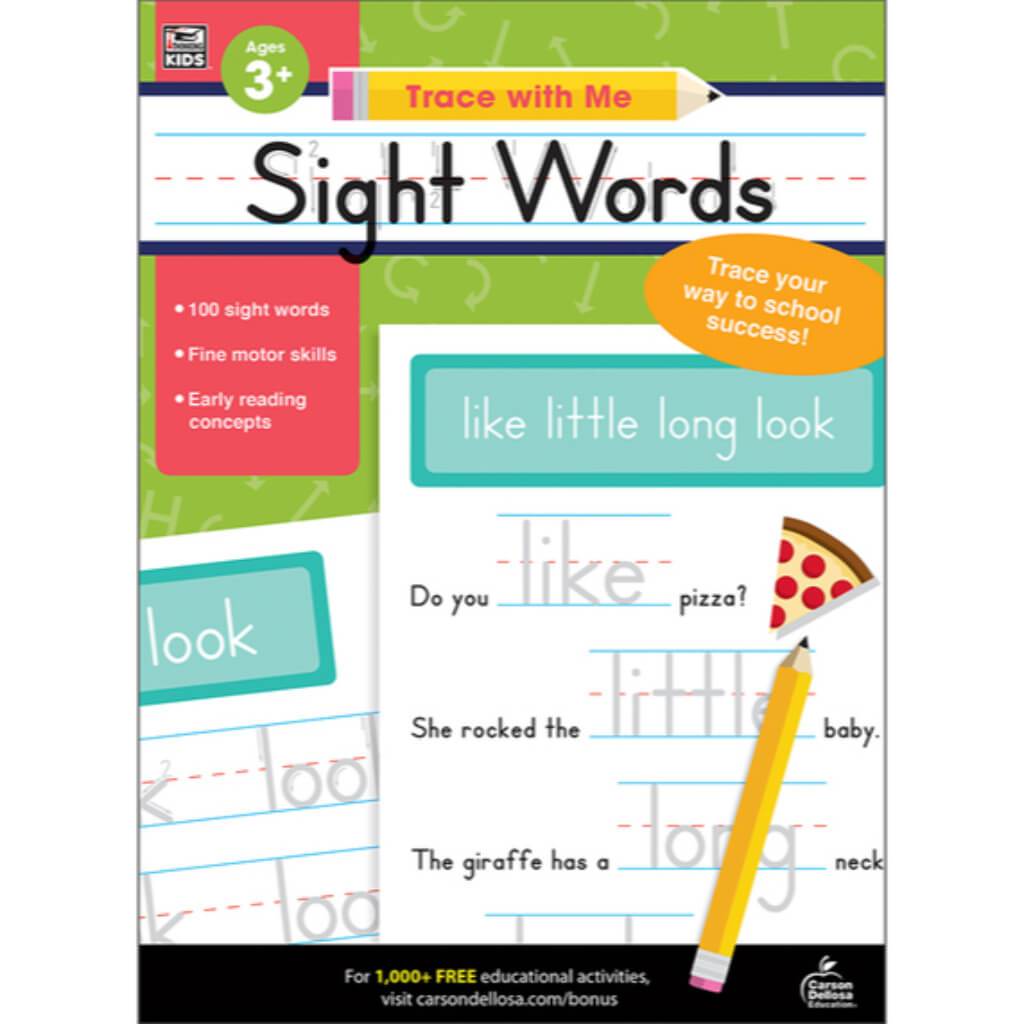 Sight Words Activity Book Grade Preschool-2