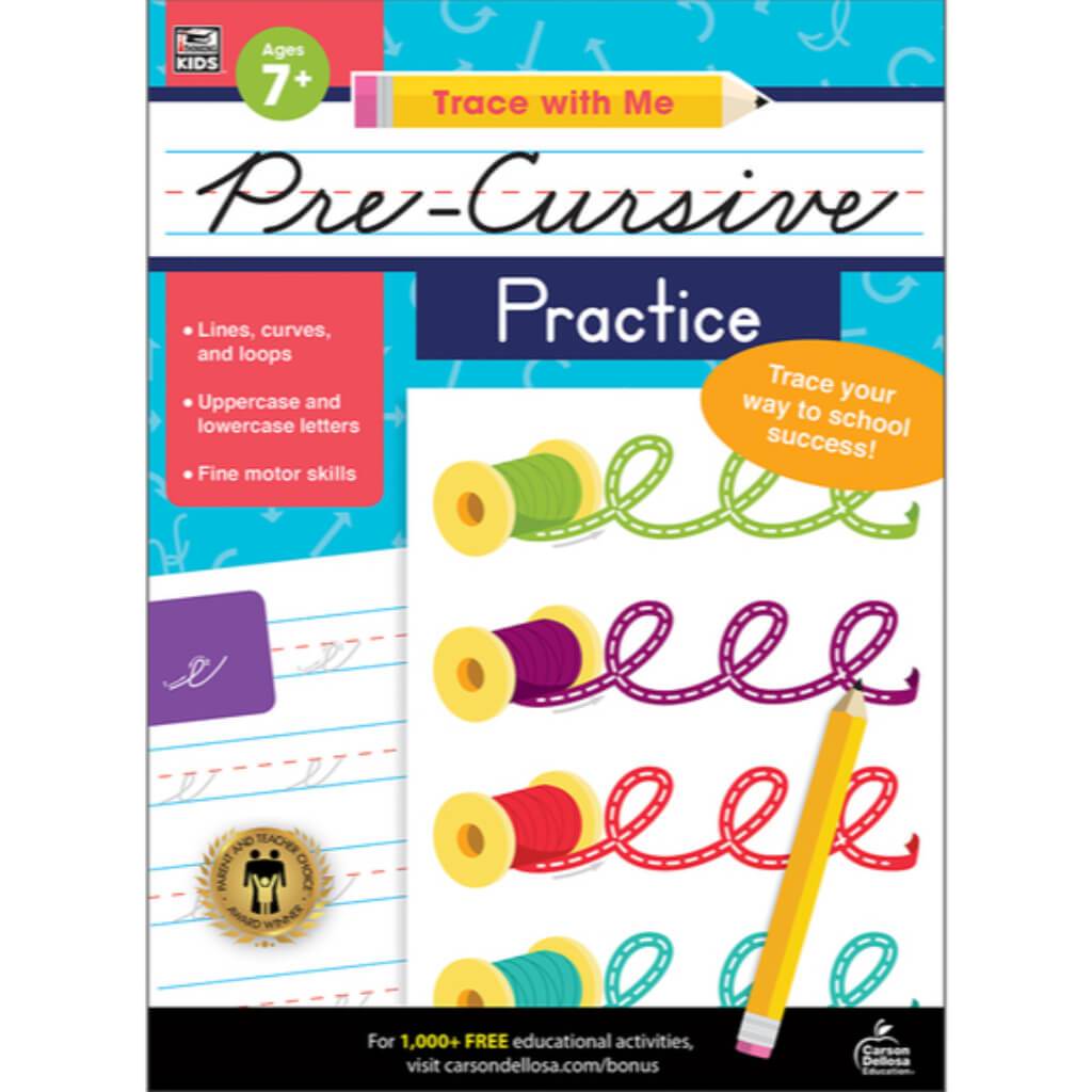 Pre-Cursive Practice Activity Book Grade 2-5 Paperback