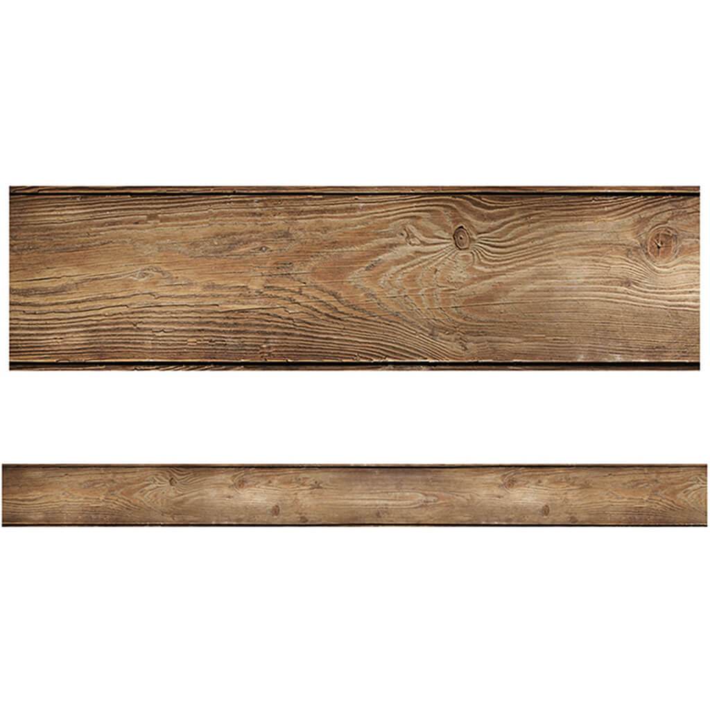 Woodland Whimsy Wood Grain Straight Borders