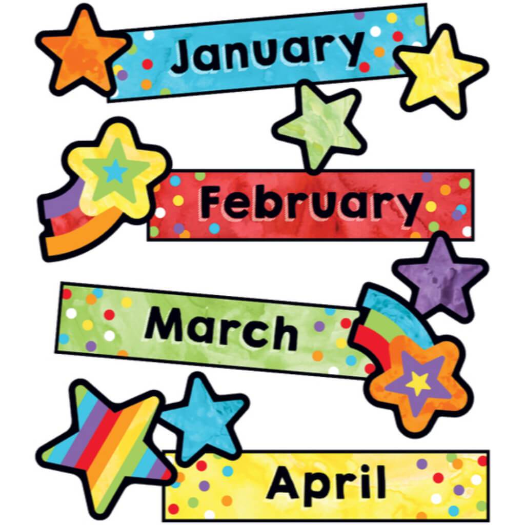 Celebrating Learning Months Bulletin Board