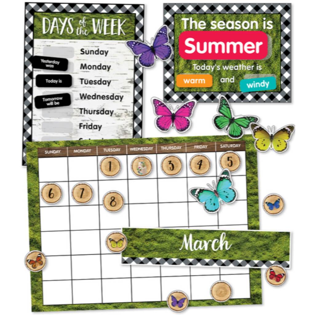 Woodland Whimsey Calendar Bulletin Board