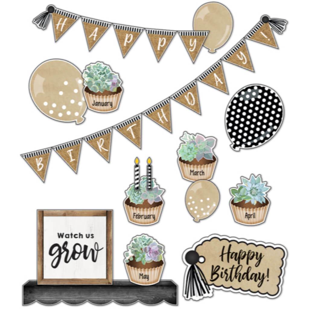 Simply Stylish Birthday Bulletin Board Set