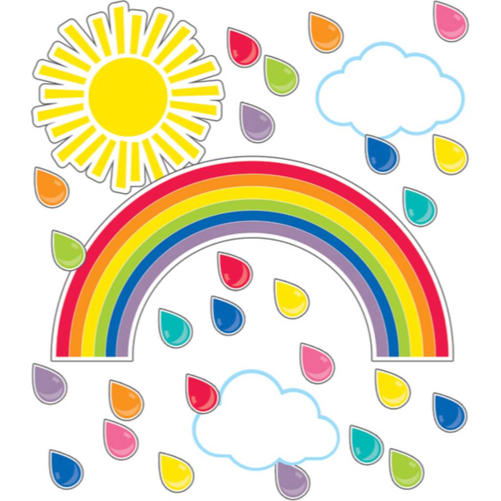 Hello Sunshine Giant Rainbow Bulletin Board Set