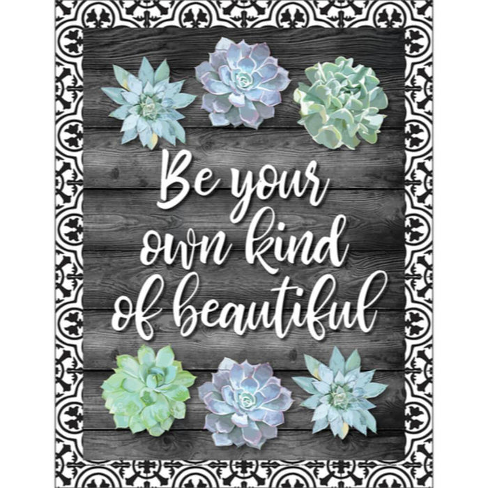 Simply Stylish Be Your Own Kind of Beautiful Chart
