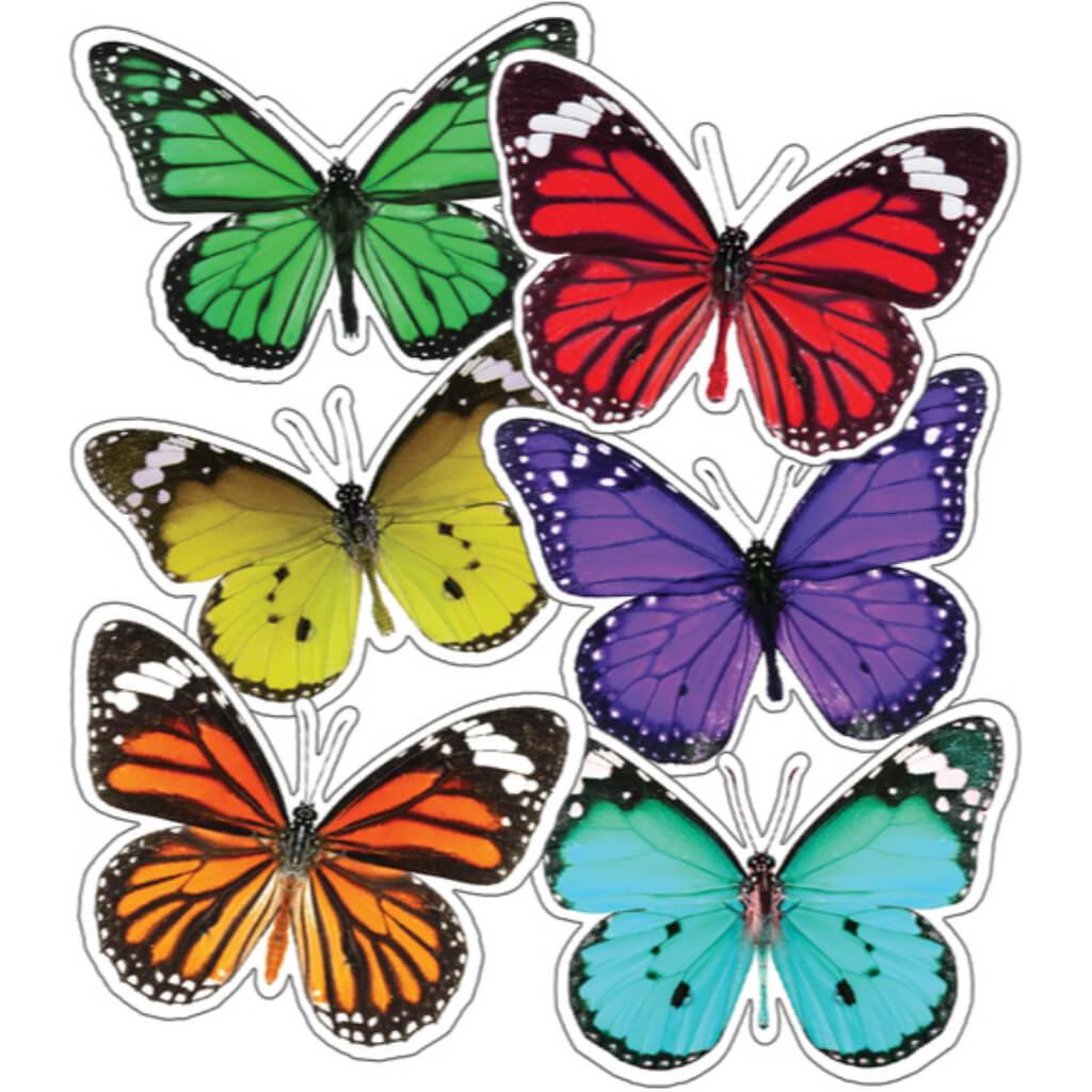 Woodland Whimsey Butterflie Colorful Cut-Outs