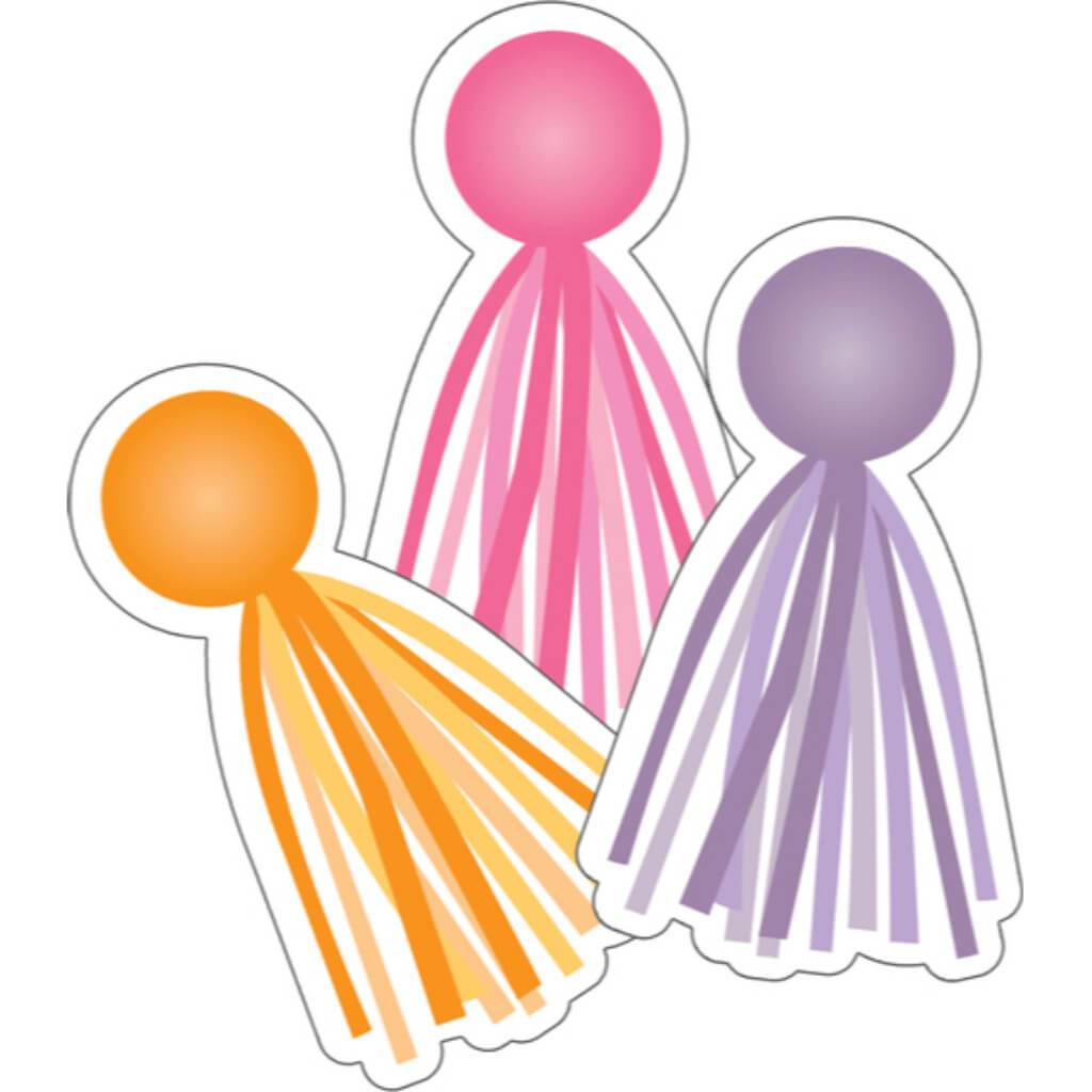 Hello Sunshine Tassels Colorful Cut-Outs