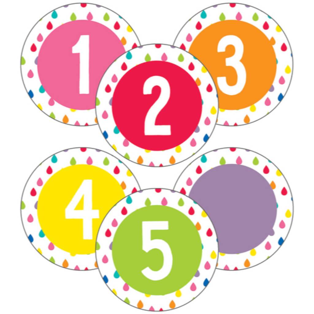 Hello Sunshine Student Numbers Mini Cut-Outs