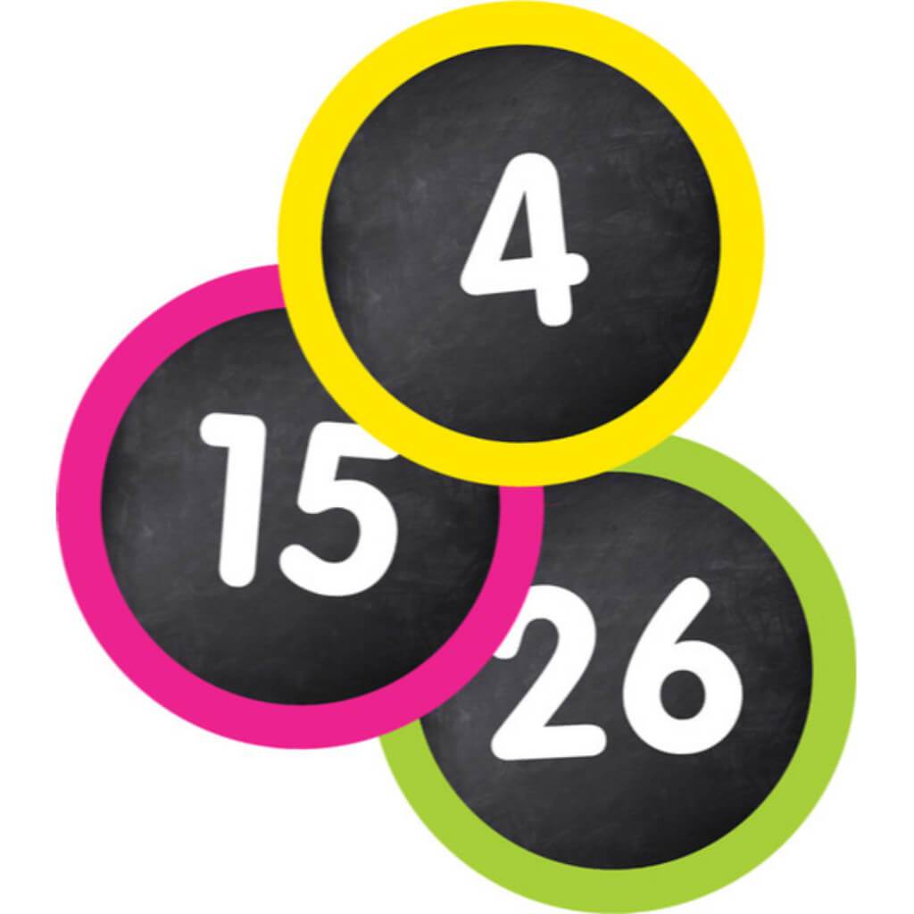 Student Numbers Mini Cut-Outs