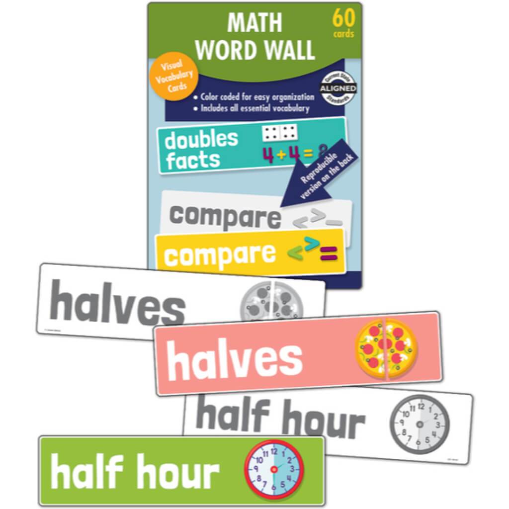 Math Word Wall Grade 1 Games &amp; Manipulatives