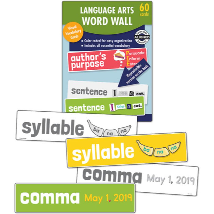 Language Arts Word Wall Gr Games & Manipulatives Grade 1