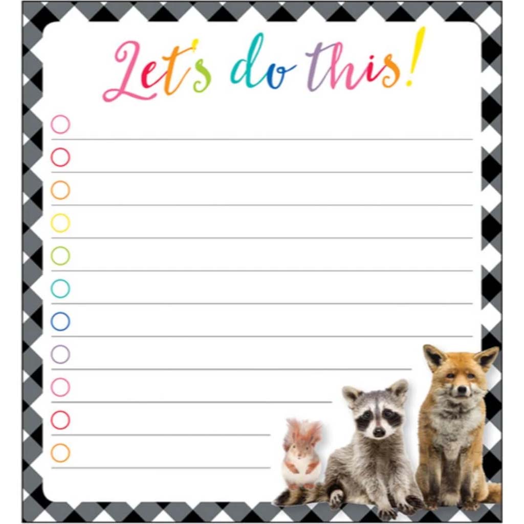 Woodland Whimsey Let&#39;s Do This! Notepad