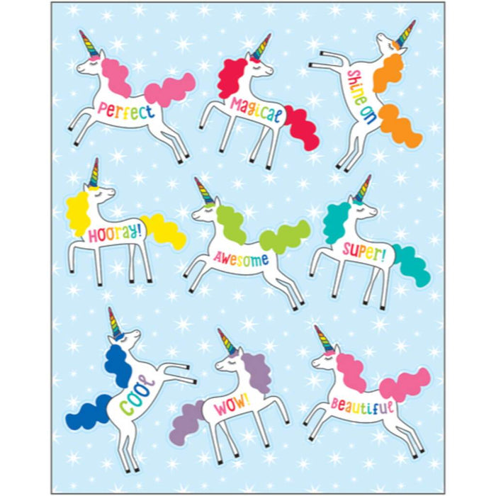 Hello Sunshine Unicorns Shape Stickers
