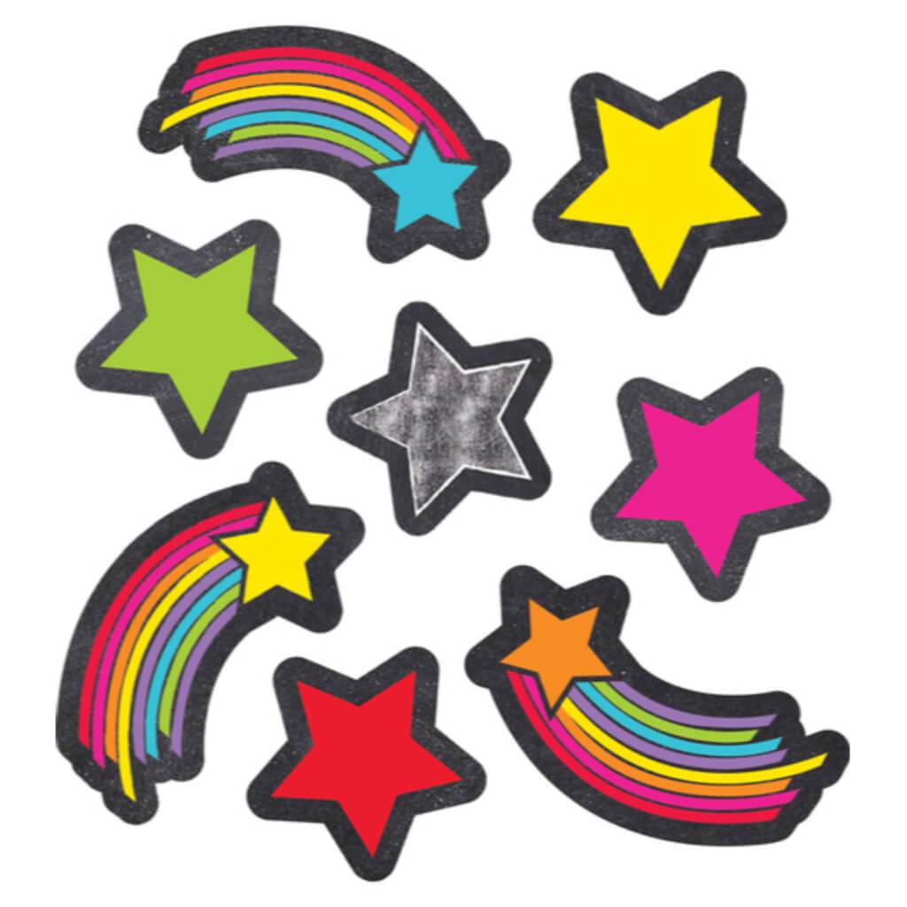 Stars and Starbursts Shape Stickers