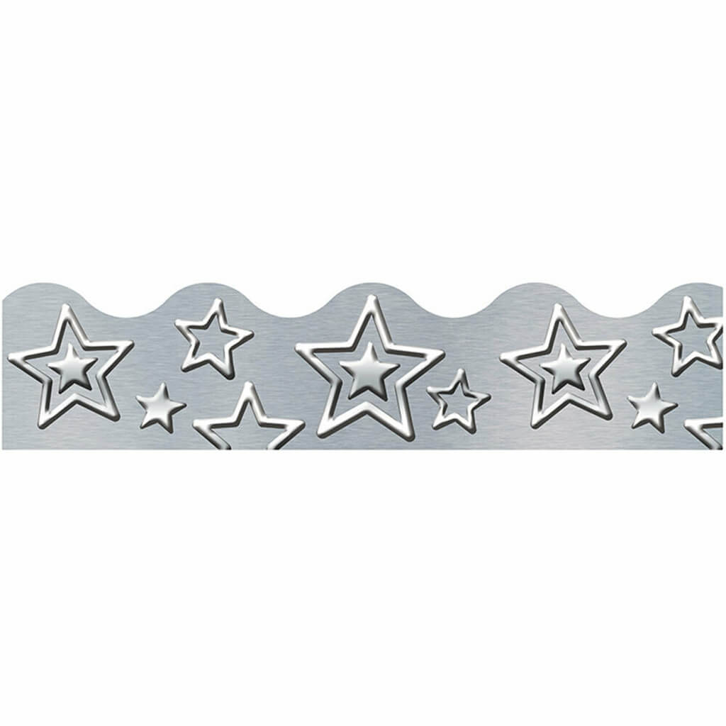 I Love Metal Silver Stars Terrific Trimmers