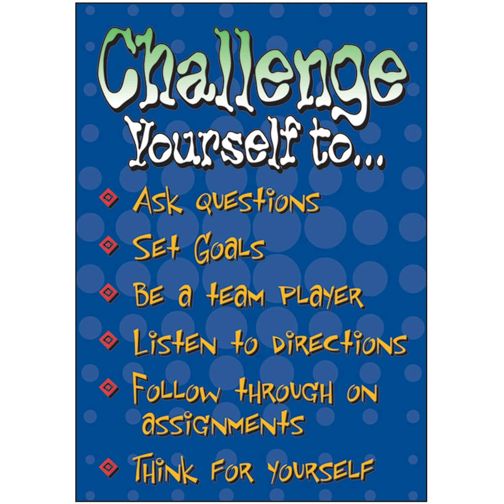 Challenge yourself to... Poster