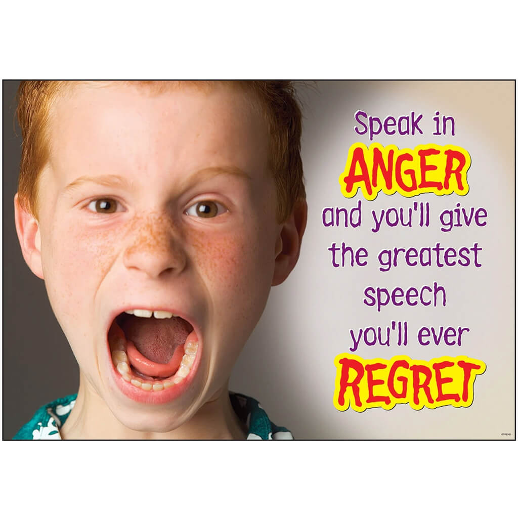 Speak In Anger Poster